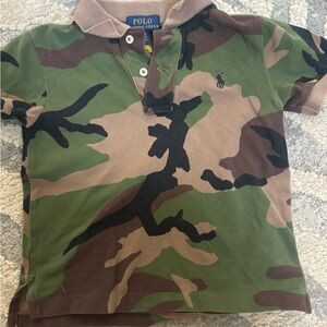 Polo by Ralph Lauren Kids Green Camouflage Polo 2T